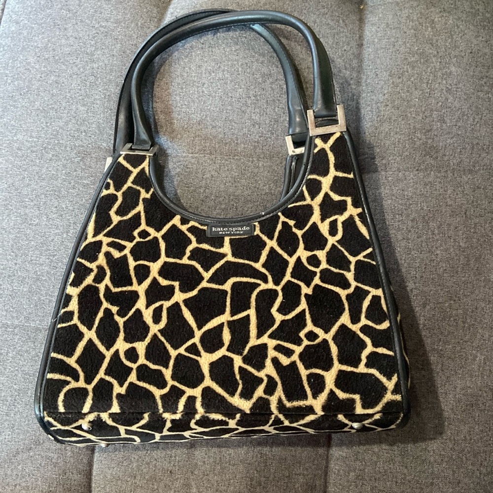 Giraffe print Kate Spade purse